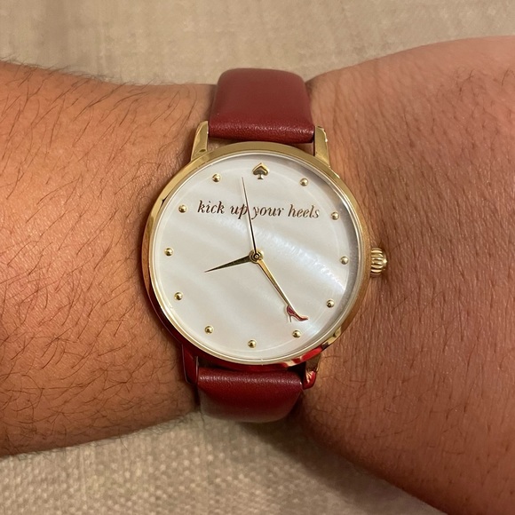 Kate Spade NY Red Leather Watch